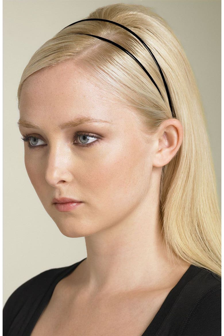 Double Arch Headband, Alternate, color, 2 TONE SILVER