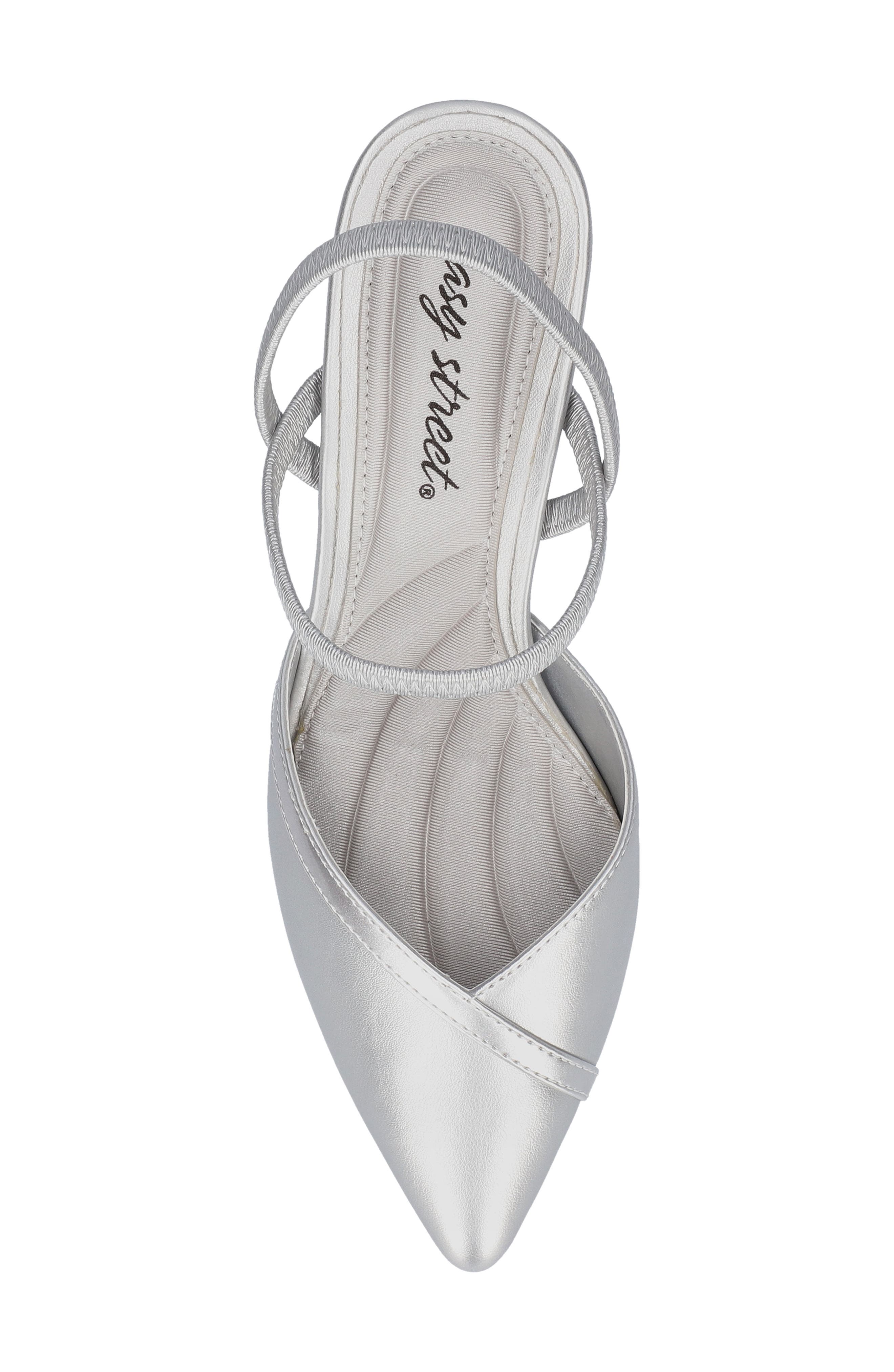 Uunna Slingback Pump, Alternate, color, SILVER