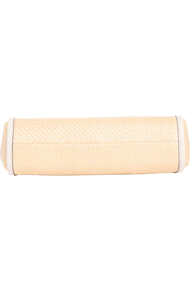 Kate Spade New York alexia straw crossbody clutch, Alternate, color, Parchment Multi