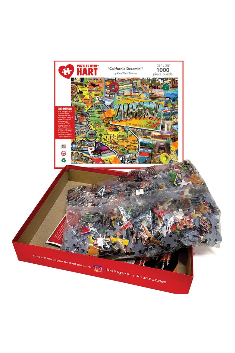 California Dreamin, 24 Inch  x 30 Inch 1000 Piece Puzzle, Alternate, color, Multicolored