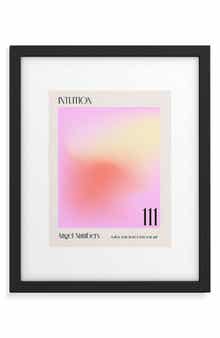 Deny Designs Angel Numbers Framed Wall Art