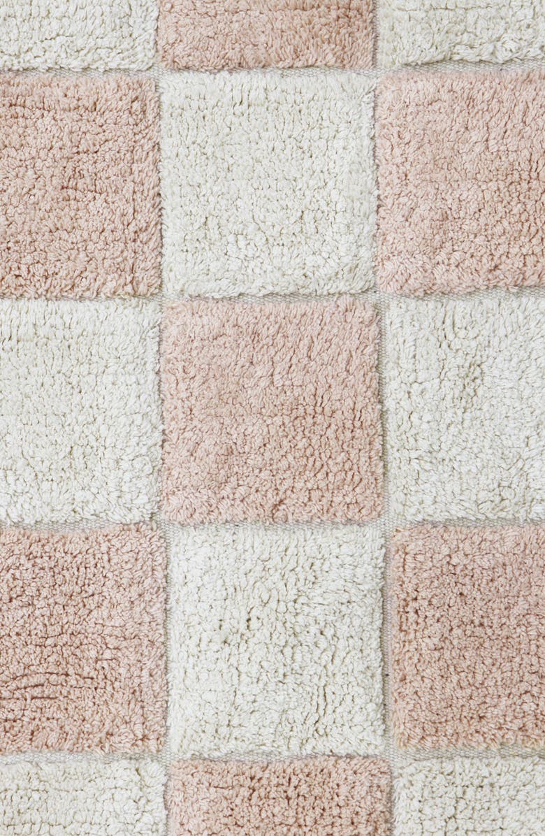 Lorena Canals Tiles Washable Cotton Blend Rug, Alternate, color, Rose