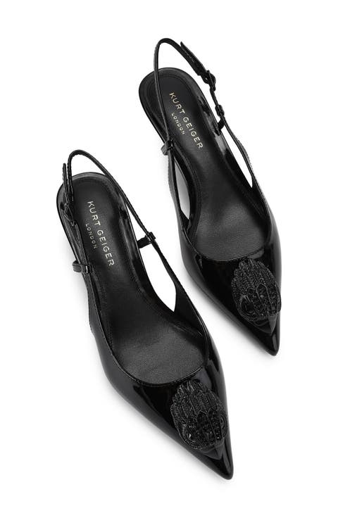 Belsize Pointed Toe Slingback Pump