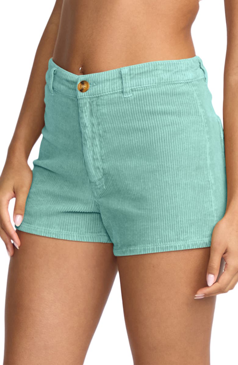 Billabong Free Fall Corduroy Shorts, Alternate, color, Misty Blue