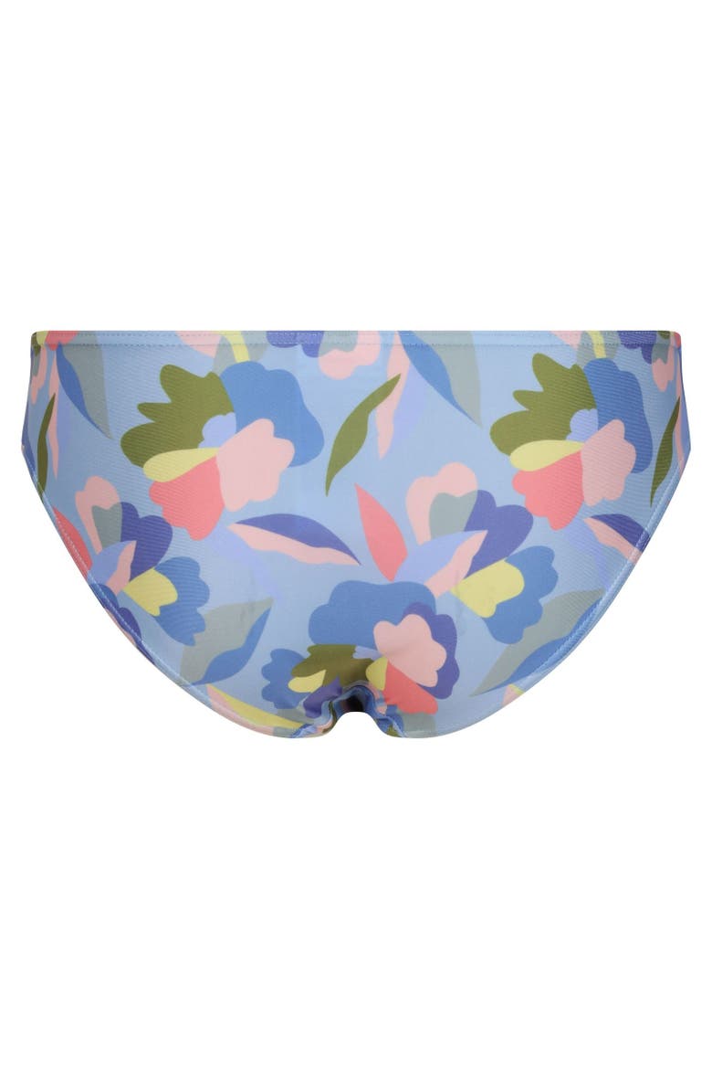 Aceana Abstract Floral Bikini Bottoms, Alternate, color, Blue