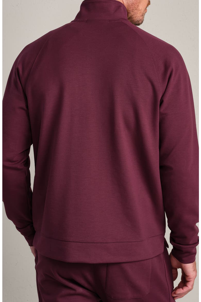 Dreamstate Quarter Zip Pullover, Alternate, color, BORDEAUX RED