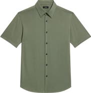 Theory Irving Short Sleeve Button-Up Shirt