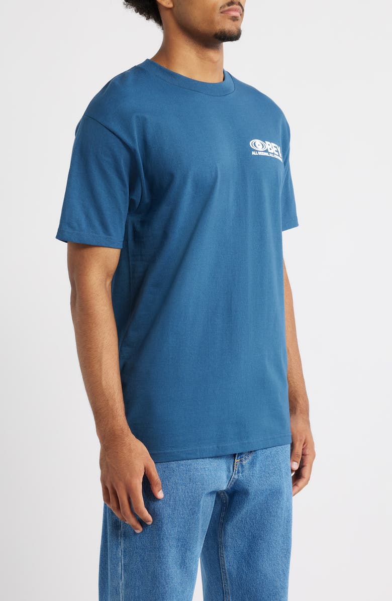 Obey All Seeing Cotton Graphic T-Shirt, Alternate, color, Harbor Blue