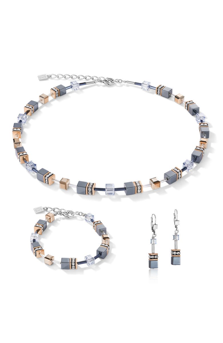 COEUR DE LION Geocube Earrings, Alternate, color, Ice Blue