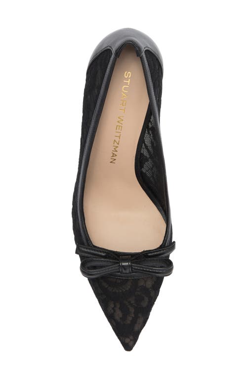 STUART WEITZMAN STUART WEITZMAN FELICITY BOW POINTED TOE PUMP