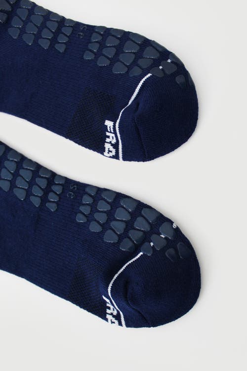 Fraise Varsity Sport Grip Socks In Blue