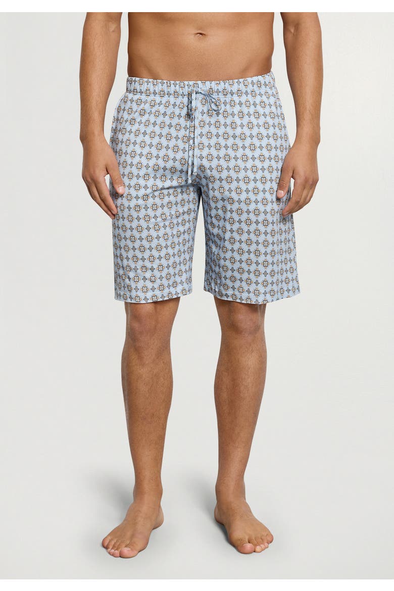 Night And Day Cotton Drawstring Shorts, Alternate, color, Pumpkin Ornaments
