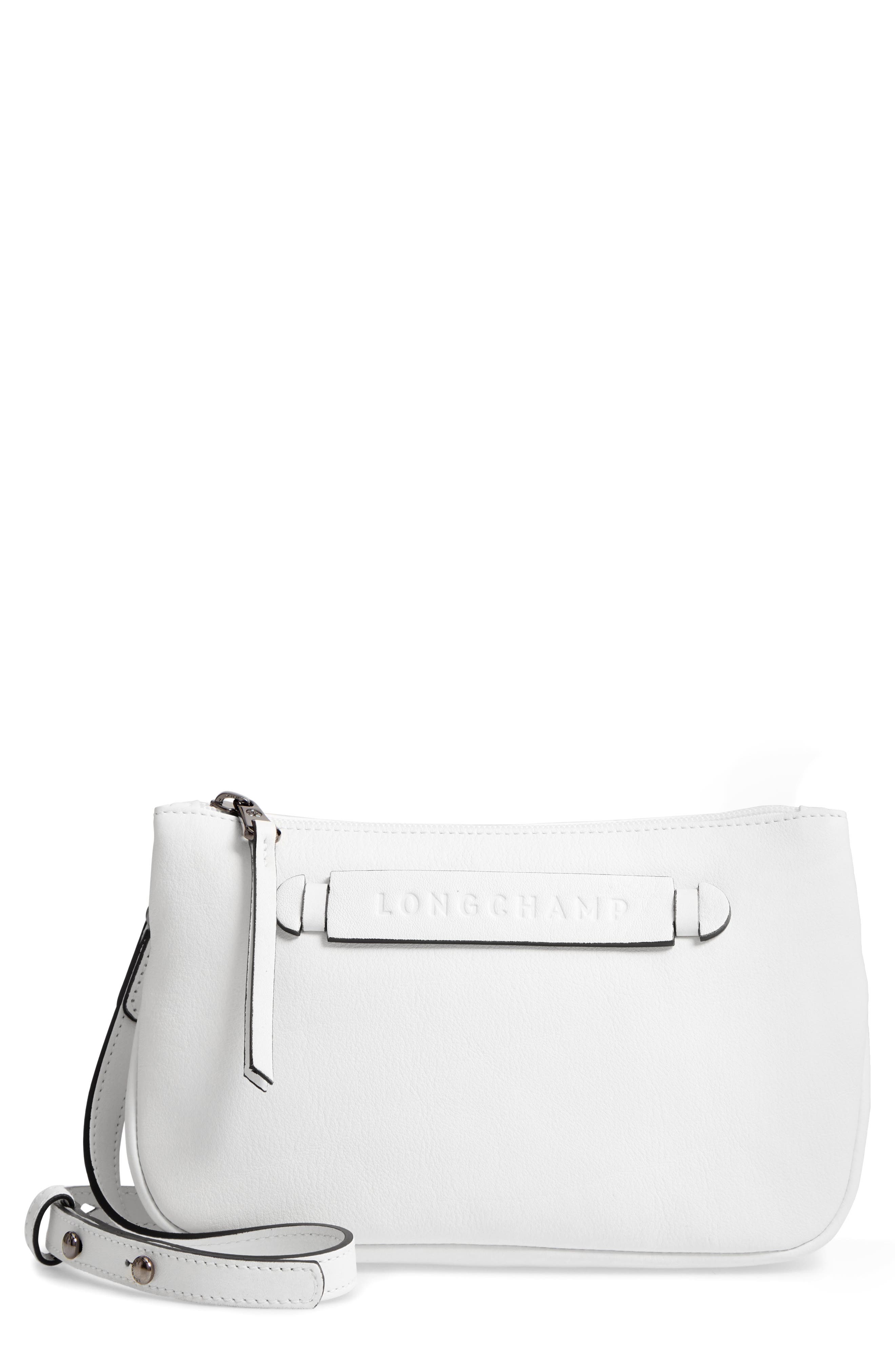 Longchamp 3D Leather Crossbody Bag, Main, color, 