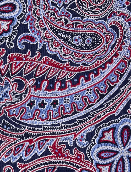 Oak Hill Premium By Dxl Big & Tall Paisley Tie In Purple