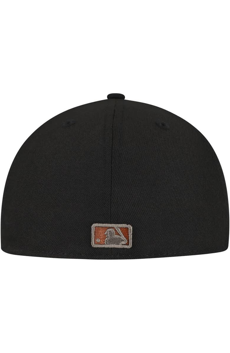 New Era Men's New Era Black Chicago White Sox Dune Gradient Side Patch 59FIFTY Fitted Hat, Alternate, color, Black