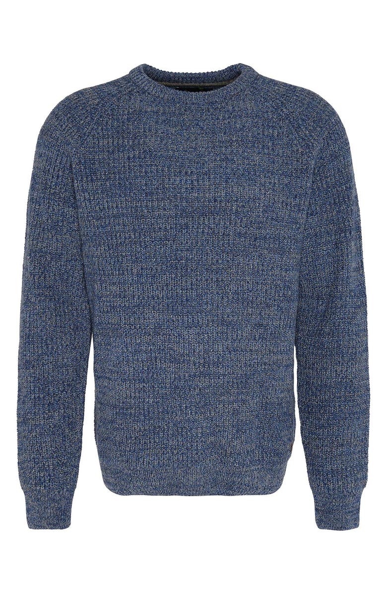 Barbour Horseford Wool Sweater, Alternate, color, River Blue