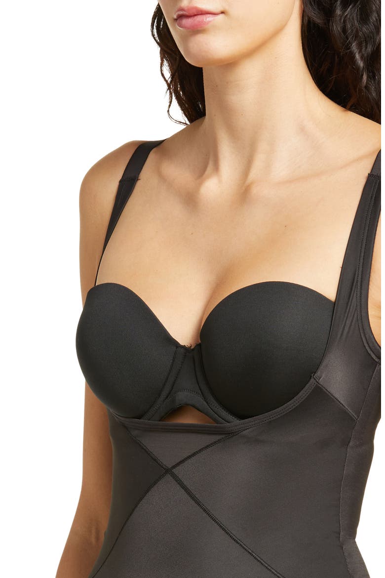 Tummy Tuck High Underbust Shaper, Alternate, color, BLACK