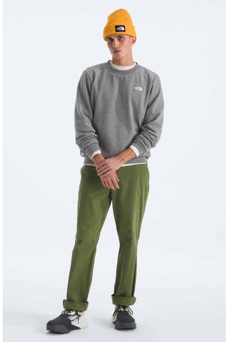 Evolution Crewneck Sweatshirt, Alternate, color, TNF MID GREY HEATHER