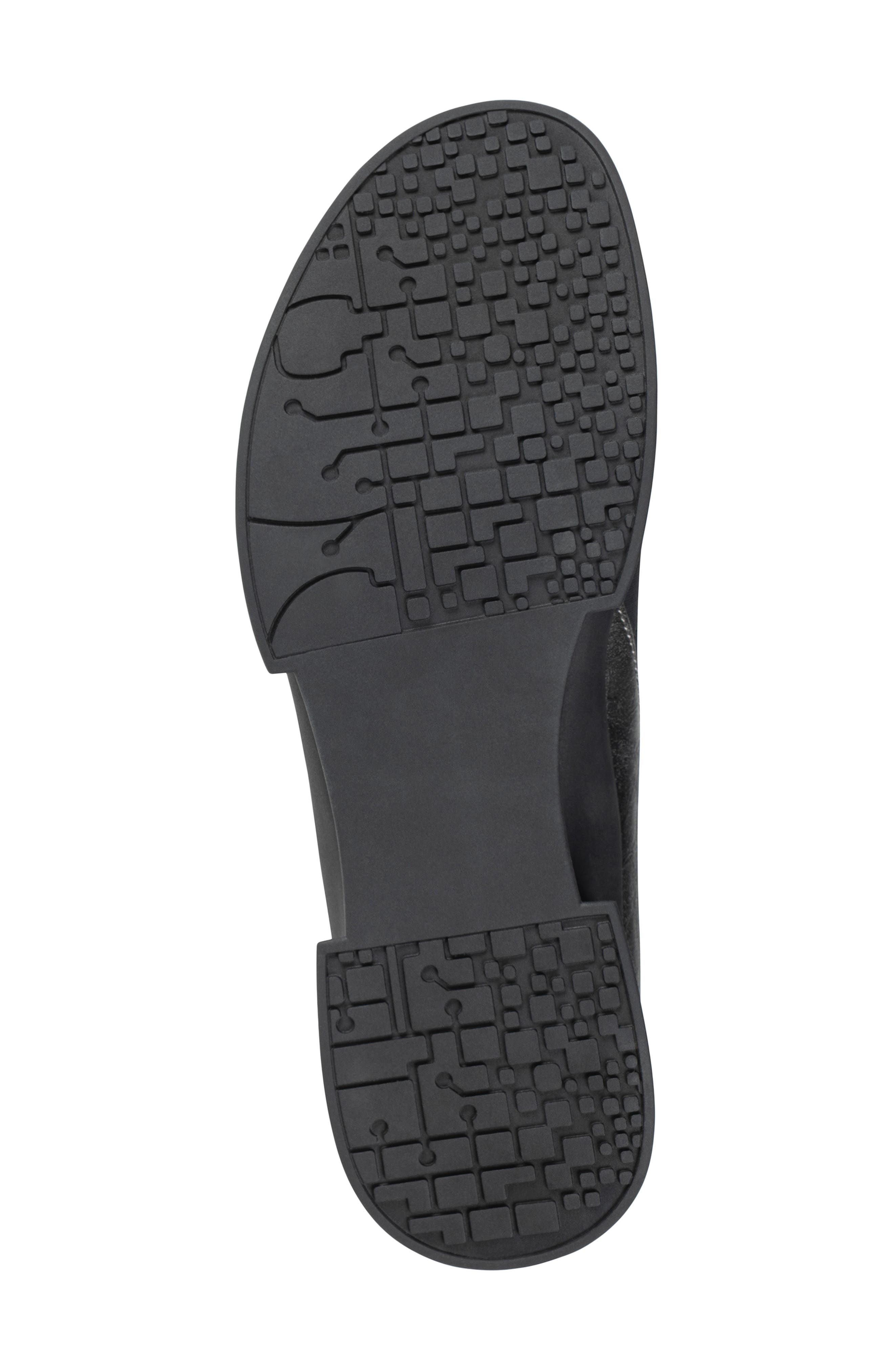 Norwood Faux Leather Slip On Sneaker, Alternate, color, BLACK