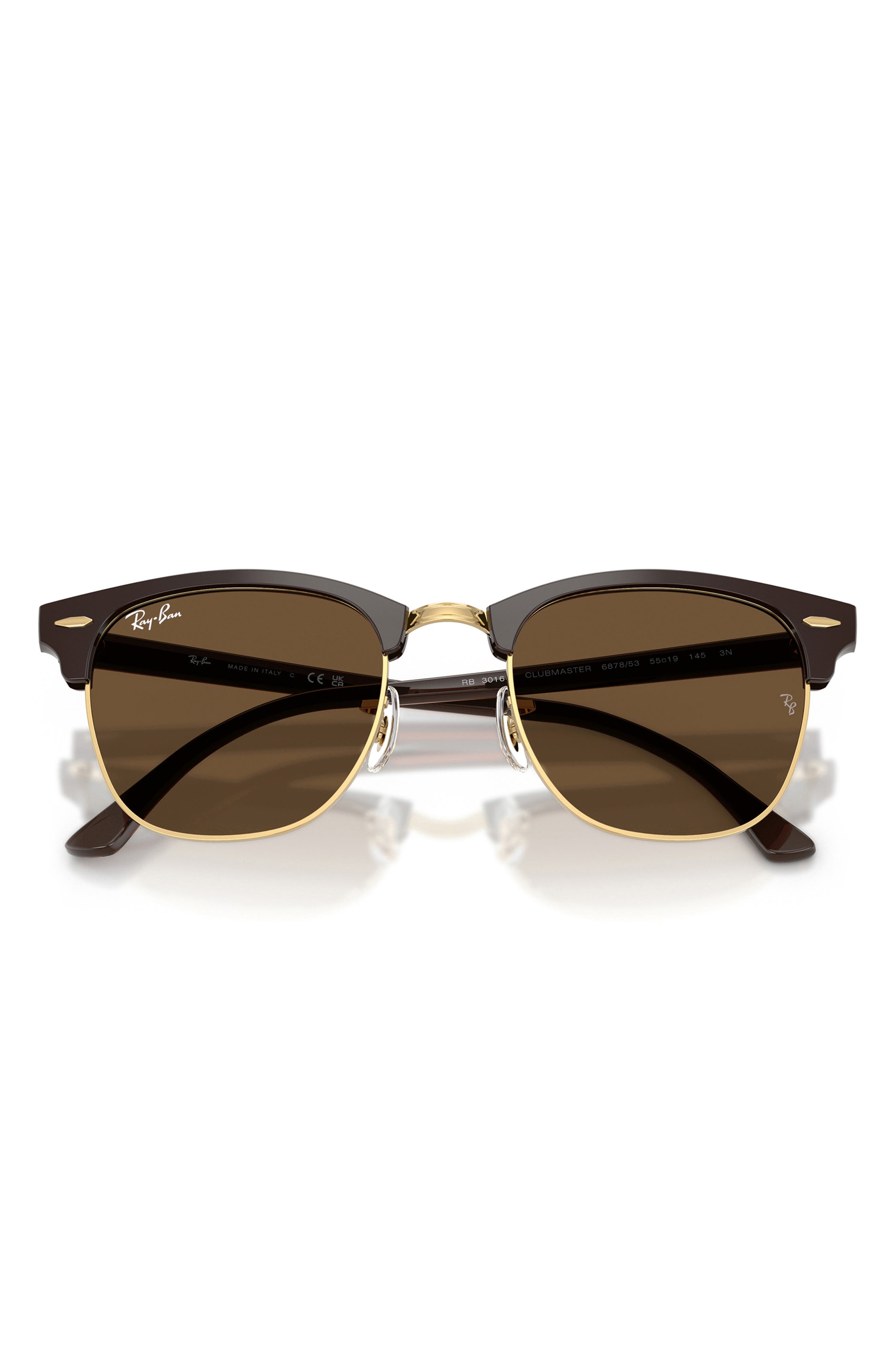 Clubmaster 55mm Square Sunglasses (Men) | Nordstrom