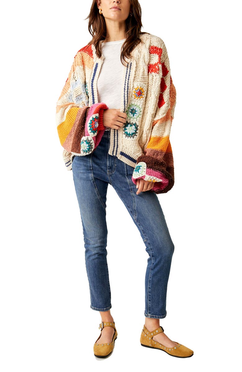 Free People Clear Skies Cardigan, Alternate, color, 