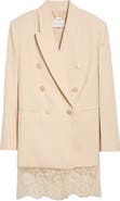 Zimmermann Valiant Lace Trim Stretch Wool Jacket