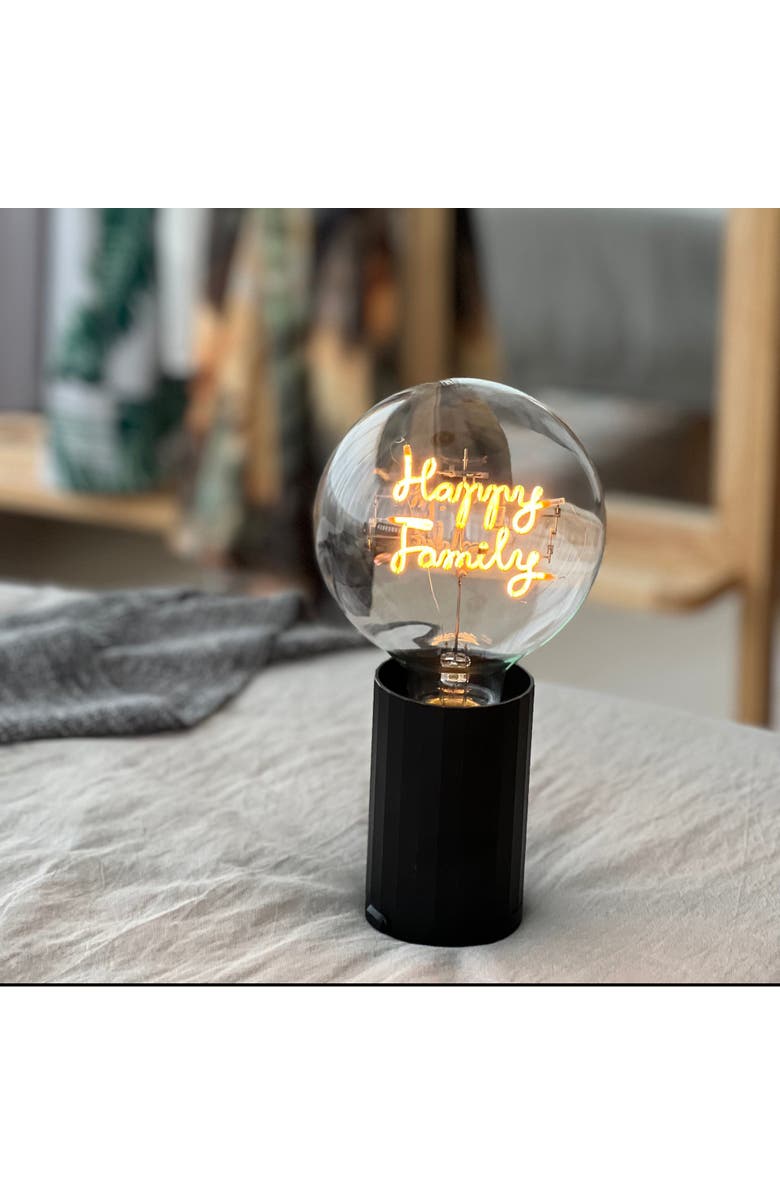 MITB Happy Family Portable Table Lamp, Alternate, color, Black