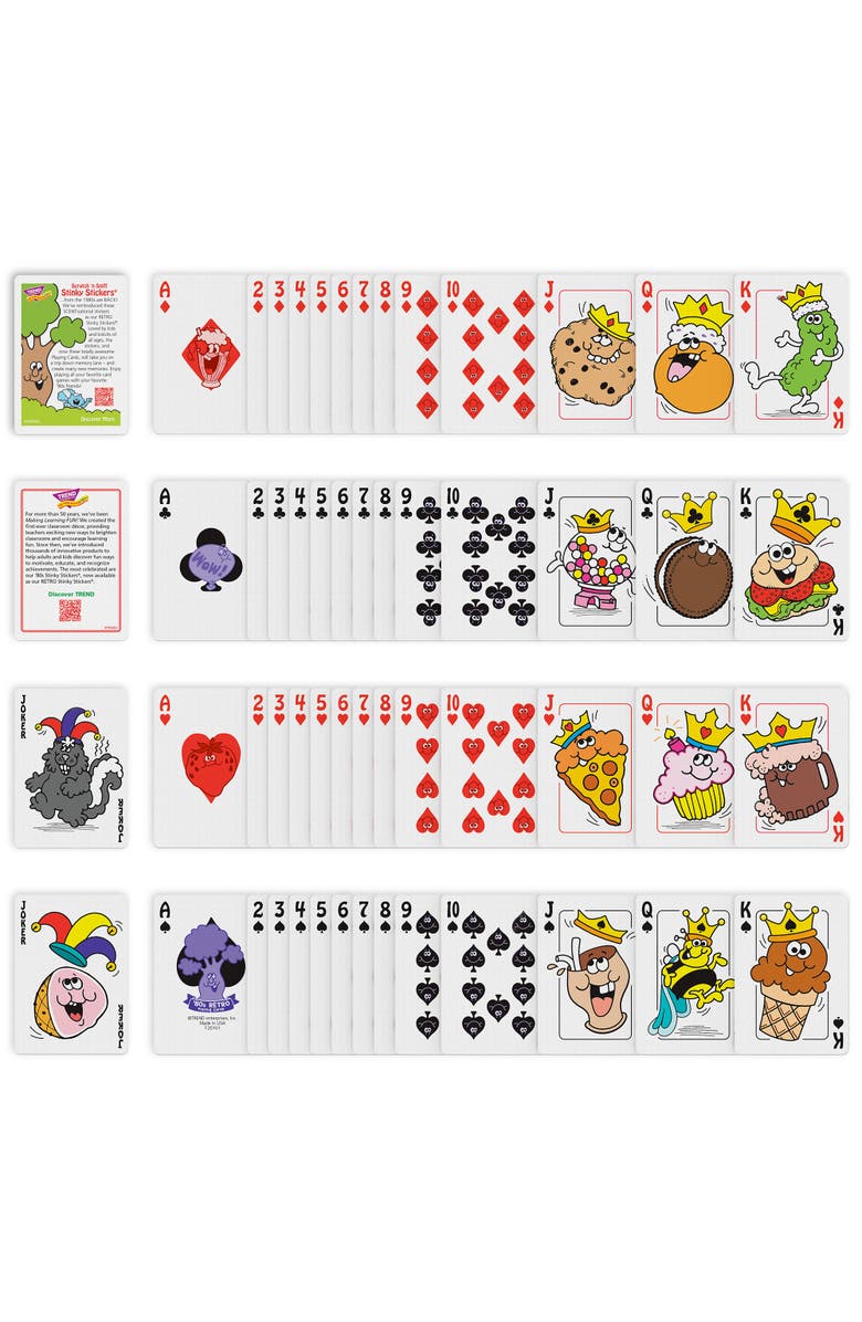 TREND 80s Retro Playing Cards, Bonus Collector Card, Alternate, color, Multicolored