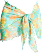 Kulani Kinis Floral Mesh Cover-Up Sarong