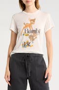 Re/Done Bambi Graphic T-Shirt