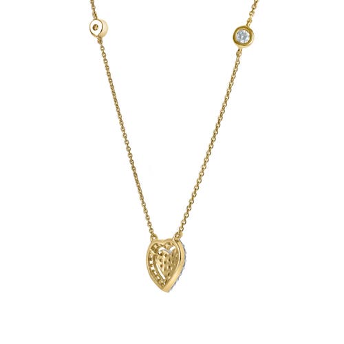 Luvmyjewelry Mira Heart Diamond Necklace