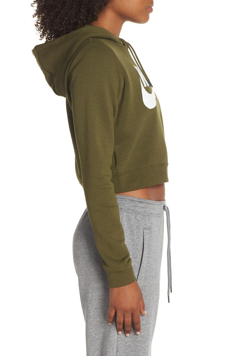 Nike Sportswear Rally Crop Hoodie, Alternate, color,