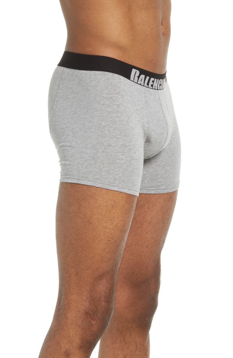 Balenciaga Logo Band Boxer Briefs, Alternate, color,