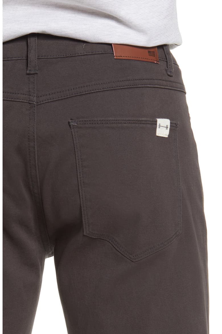 Men's Athletic Stretch Cotton Blend Chino Pants, Alternate, color, SMOKE
