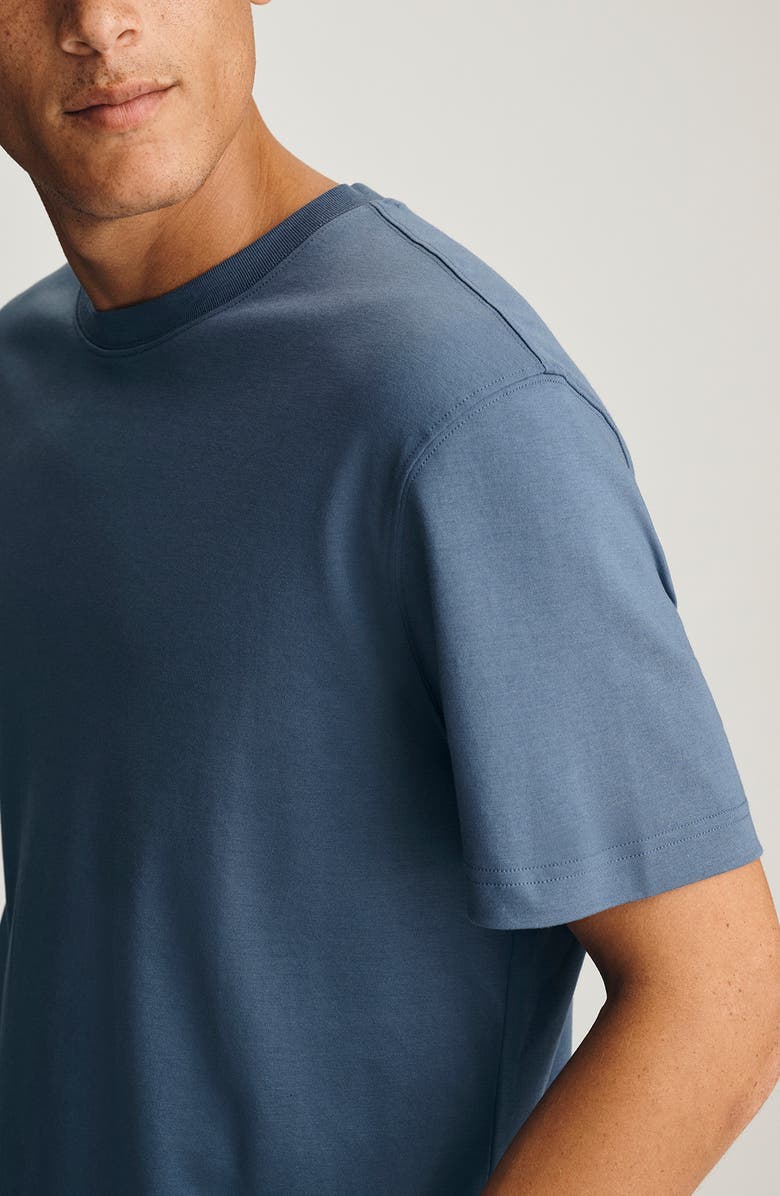Mavi Jeans Short Sleeve Cotton & Modal T-Shirt, Alternate, color, Vintage Indigo