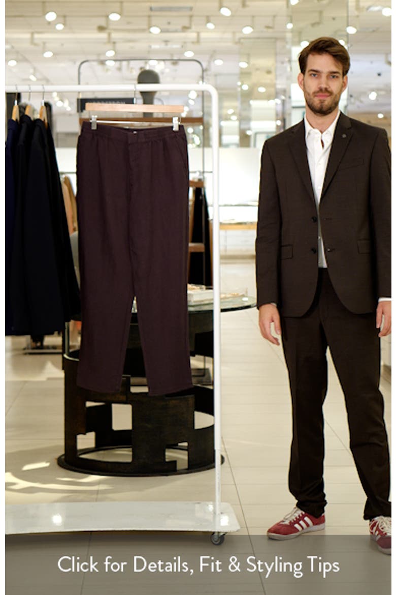 Tapered Linen Blend Pants video