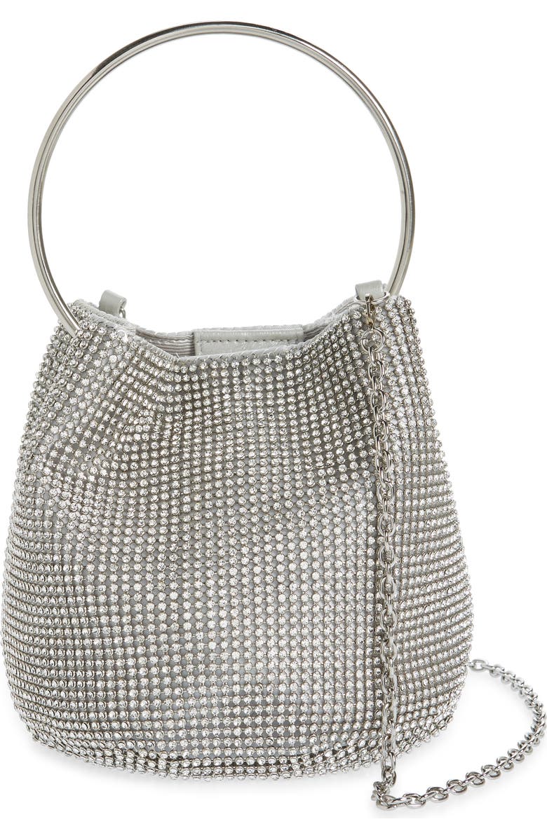 Whiting & Davis Luna Mesh Bracelet Bucket Bag, Main, color,