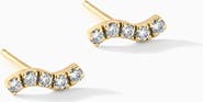 Ora Ana The Wave Stud Earrings