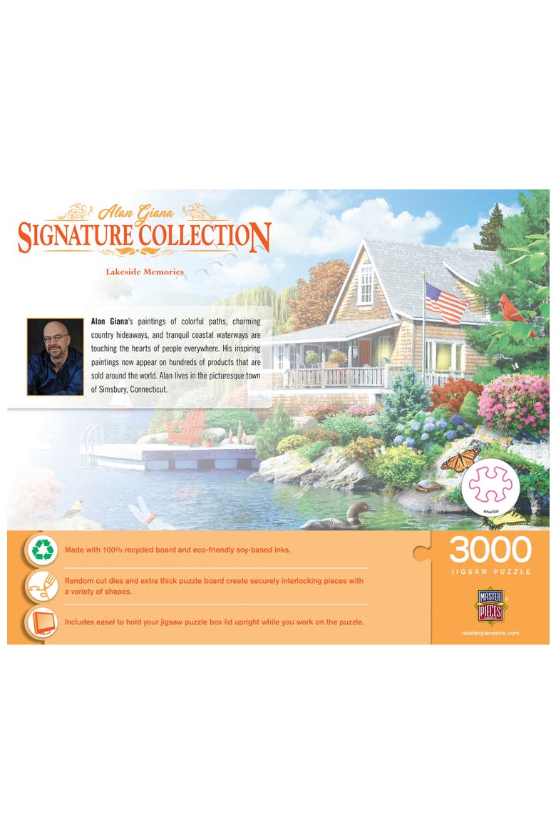 Lakeside Memories 3000pc Puzzle, Alternate, color, Multicolor