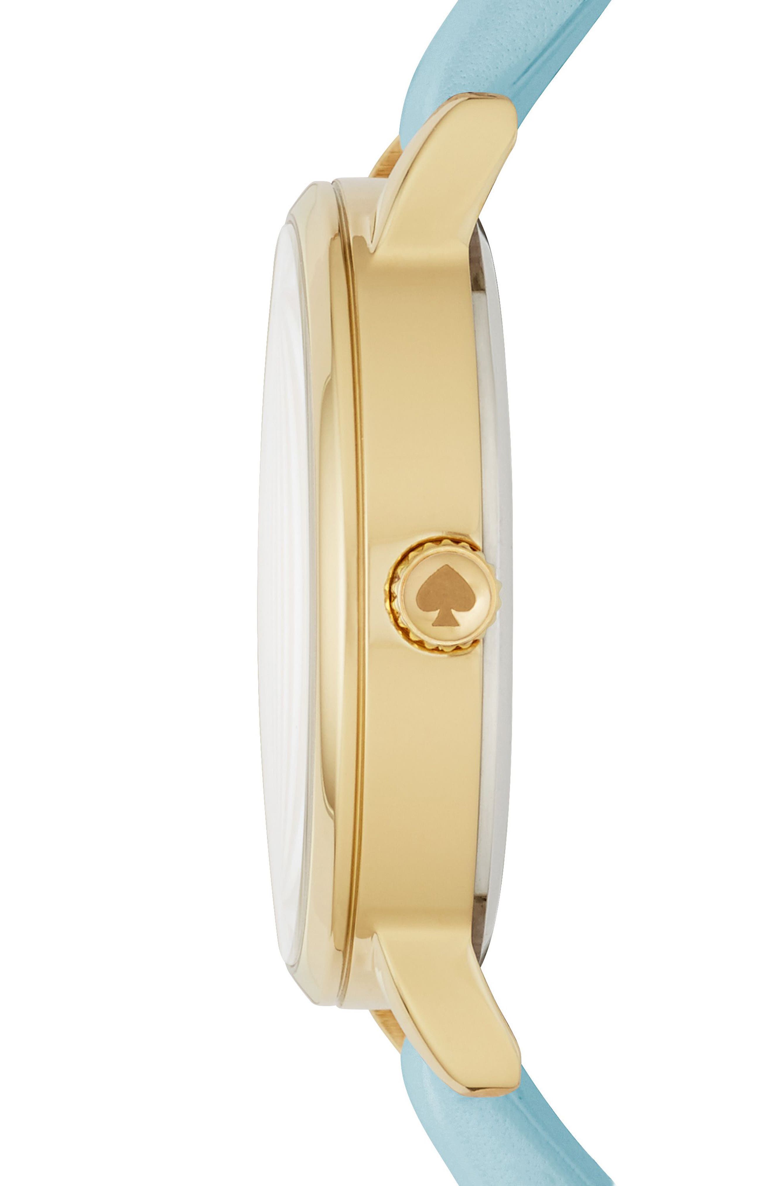 Kate Spade New York metro wish leather strap watch, 34mm (Women ...