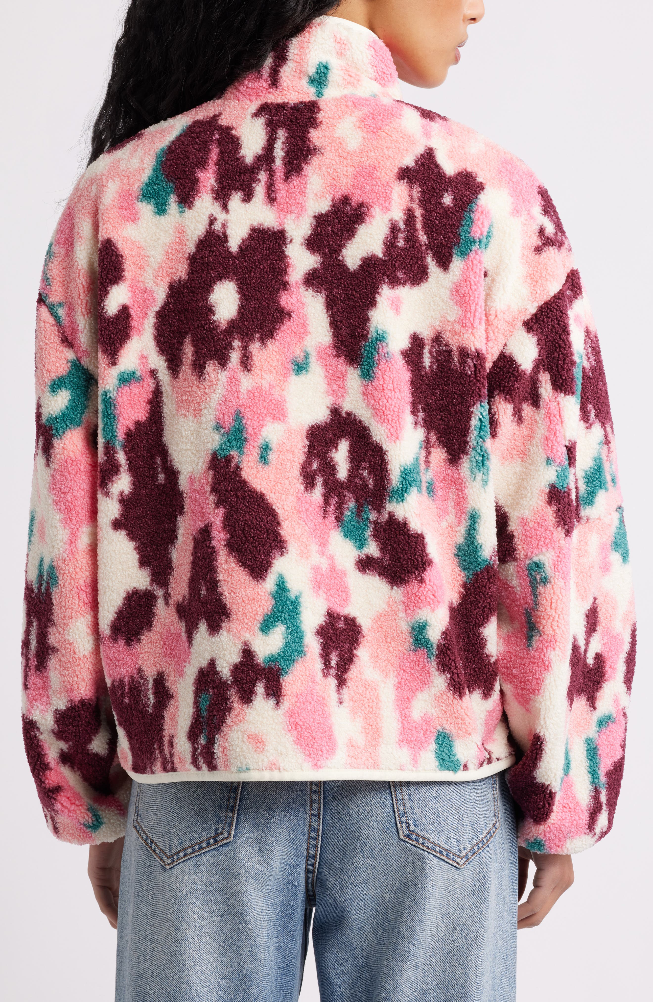 Marlene Splatter Print Fleece Jacket - image 2