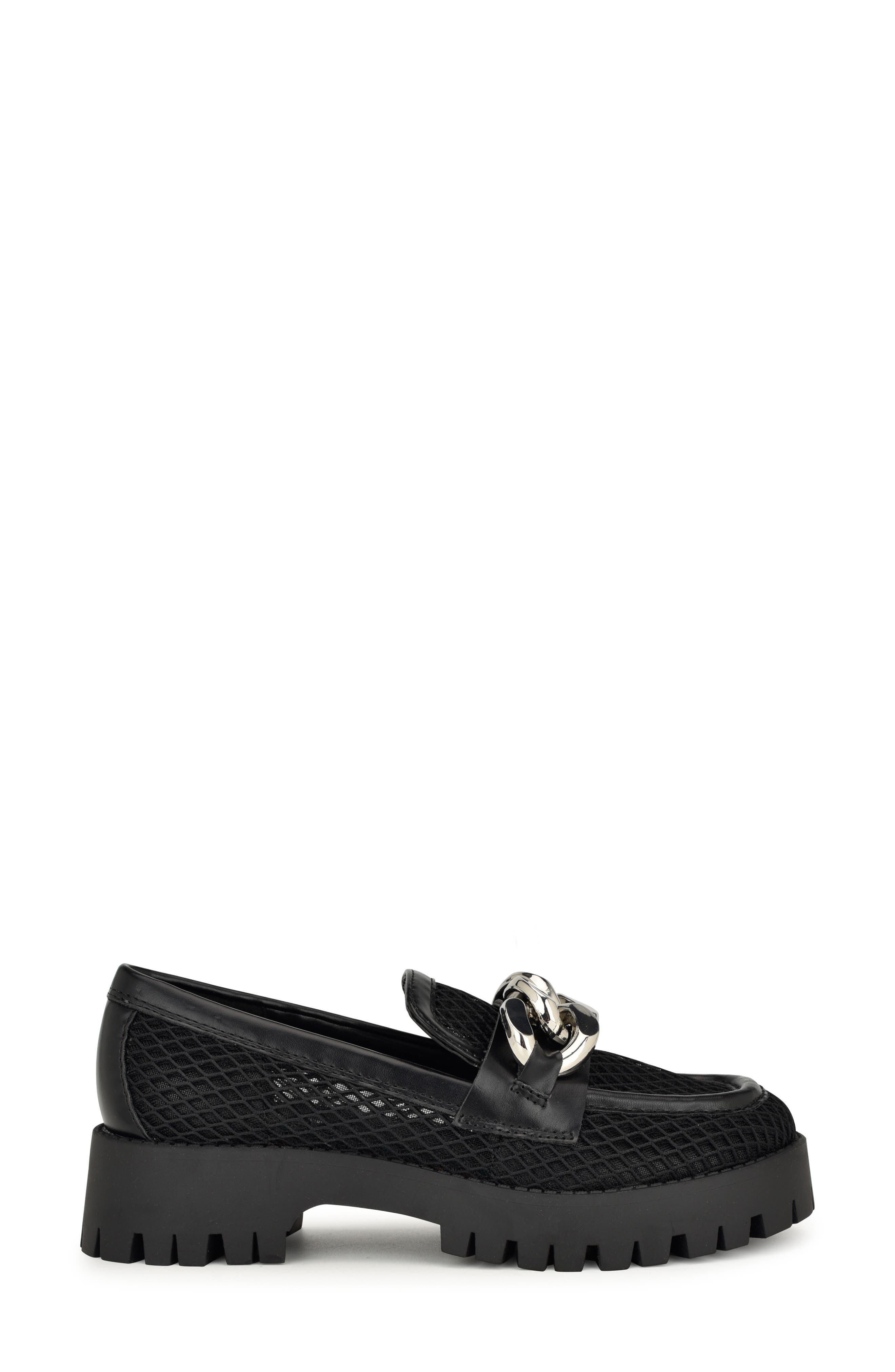 Nine West Afer Platform Lug Sole Loafer, Alternate, color, 