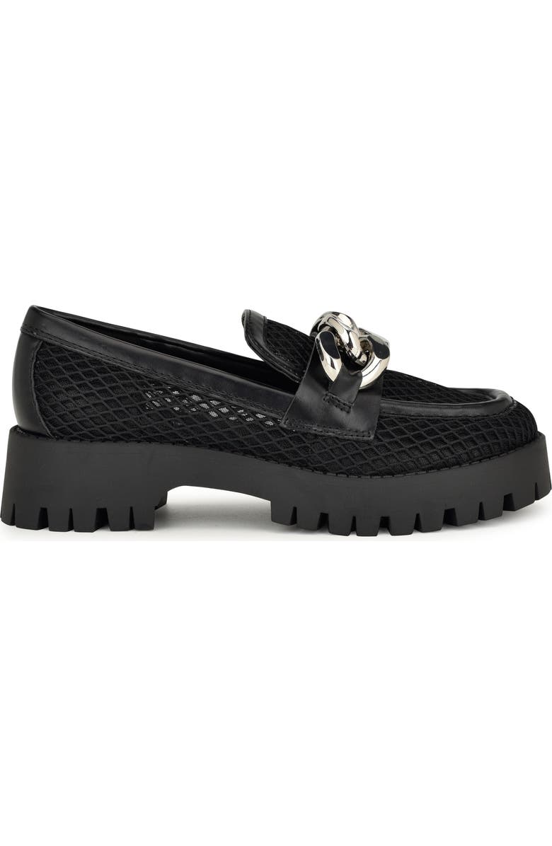 Nine West Afer Platform Lug Sole Loafer, Alternate, color,