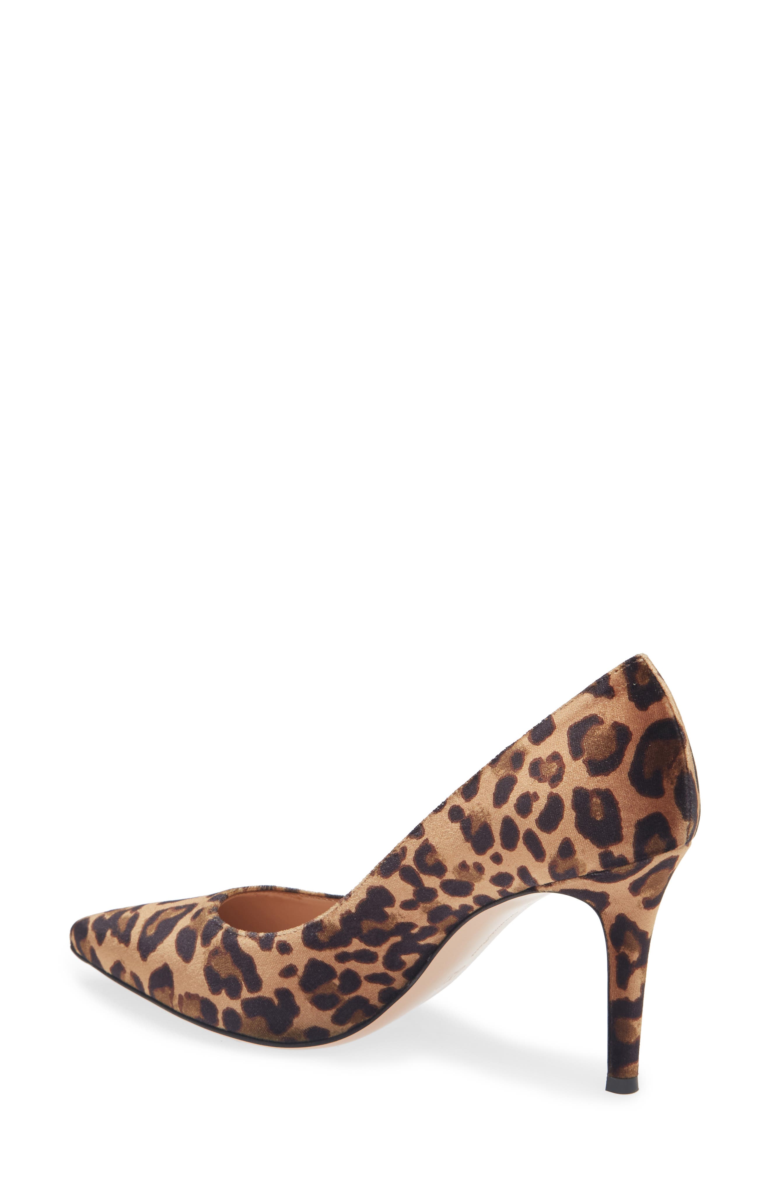 Leopard Print Velvet Pump, Alternate, color, LEOPARD PRINT