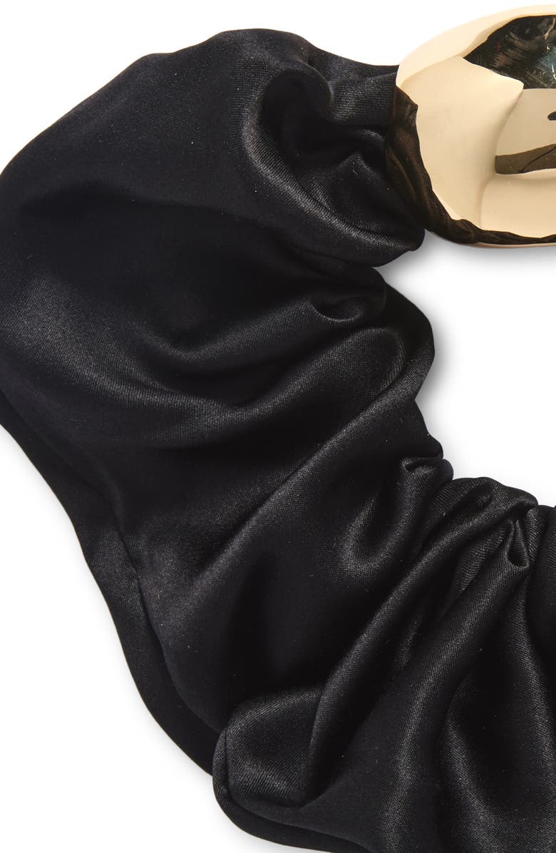 LELET NY Inara Pendant Oversize Scrunchie, Alternate, color, Black