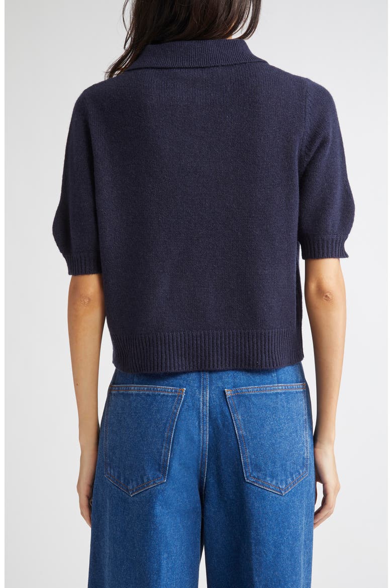 Mending Logo Cashmere Sweater, Alternate, color, 00B80 INK
