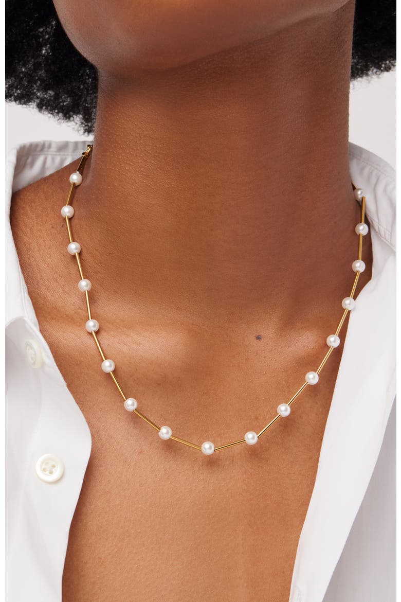 Sylvie Necklace, Alternate, color, HIGH POLISH GOLD