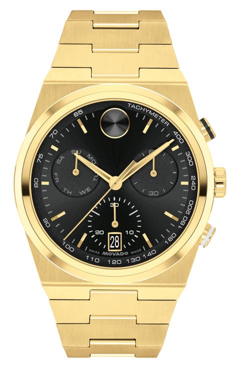 Bold Quest Chronograph Bracelet Watch, 42mm