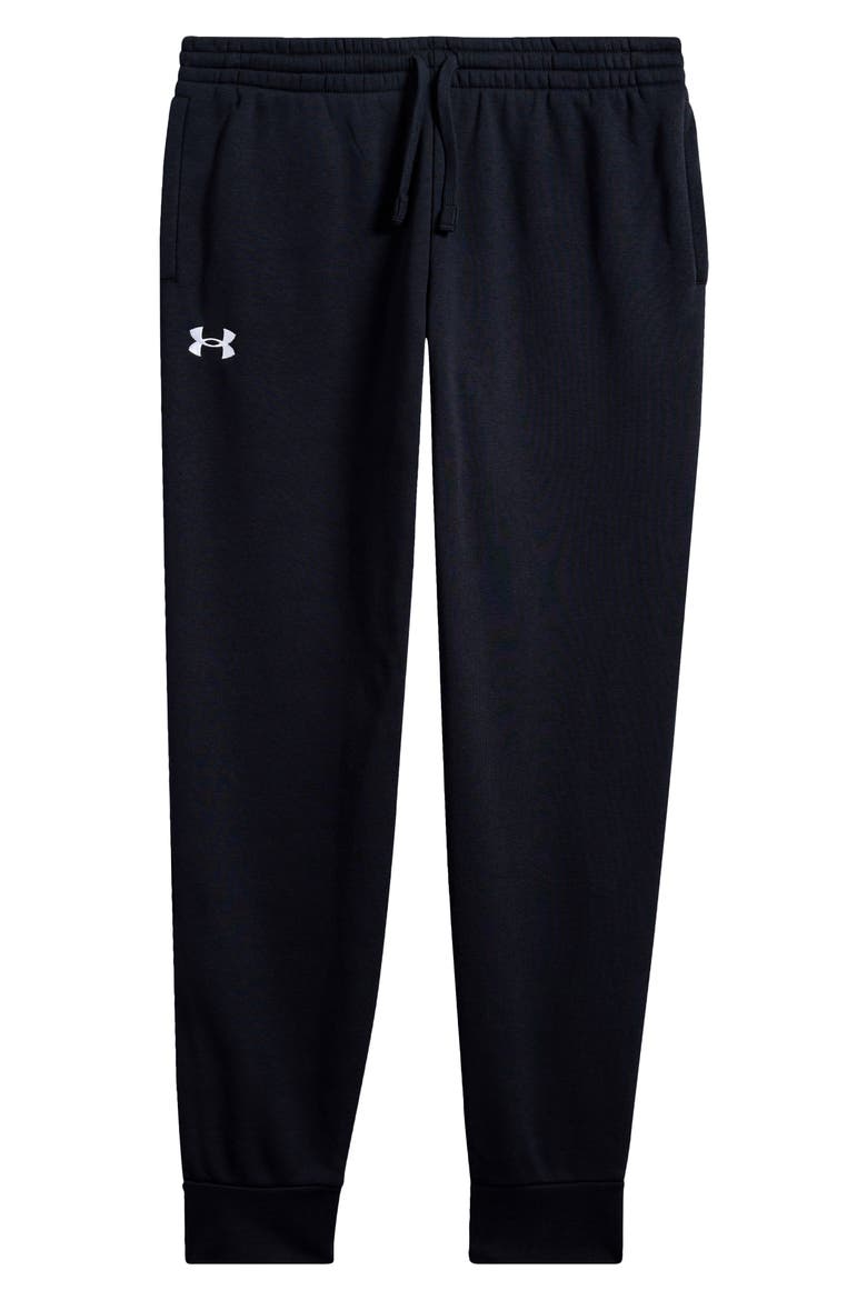 Kids' Rival Fleece Joggers, Main, color, BLACK / / WHITE