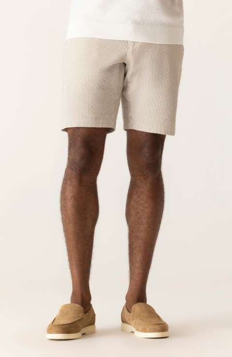 Oasis Supernatural Stretch Seersucker Bermuda Shorts
